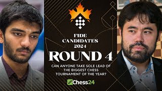 FIDE Candidates 2024 Rd 4  Gukesh Fabiano amp Ian Lead The Field Hikaru v Pragg Brings On The Heat [upl. by Uriia974]