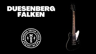 Duesenberg Guitars Falken Demo I Midwood Guitar Studio [upl. by Eilraep742]