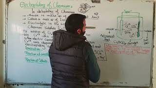 Electroplating of Chromium  ch7  9th class chemistry [upl. by Niknar926]