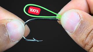 The simplest a strongest fishing knot ever  100 Trusted The best ever [upl. by Pyle20]