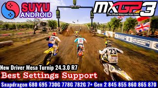 MXGP3  The Official Motocross  YuzuSuyu Emulator Android  Best Settings Lancar Di Snapdragon [upl. by Berni645]