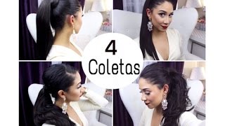 4 IDEAS DE COLETAS FACILES Y ELEGANTES [upl. by Spratt]