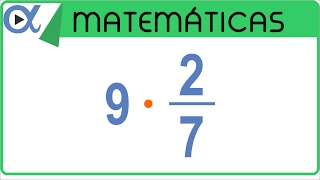 ✖️ MULTIPLICACIÓN de un ENTERO por una FRACCIÓN [upl. by Nisa]