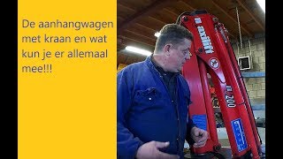 De aanhangwagen met laadkraan [upl. by Iznekcam463]