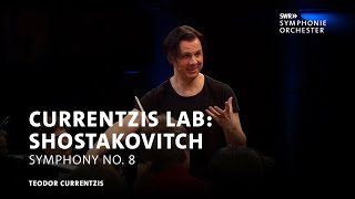 LAB Teodor Currentzis rehearses Shostakovitchs 8th  SWR Symphonieorchester [upl. by Kennith]