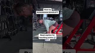 Romanian Deadlift RDL ✨ [upl. by Meer356]