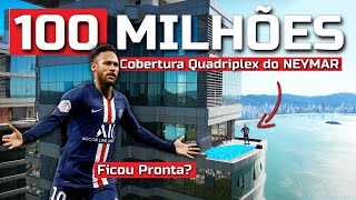 Nova Cobertura Quadriplex de 100 Milhões do NEYMAR em Balneário Camboriú [upl. by Ahsino]