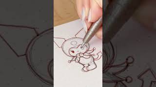 how to draw sanrio’s kuromi in 60 seconds shorts [upl. by Iveson]