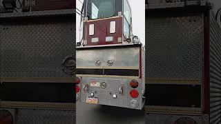 Shenandoah Fire Department Ladder 6425 walkaround date 5424 [upl. by Amlez]