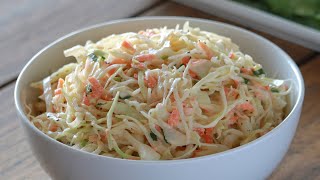 How to Make Coleslaw  Homemade Coleslaw Recipe [upl. by Ottinger]