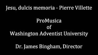 Jesu dulcis memoria  Pierre Villette [upl. by Emmery]