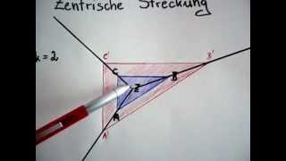 Zentrische Streckung  Beispiel 2 [upl. by Nomyt]