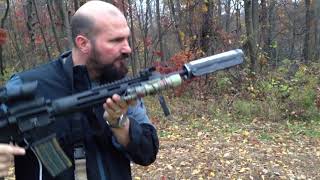 TMD Thermal Mirage Dissipator tested on suppressed M4 [upl. by Hayidah]