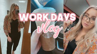 WORK DAYS WORK OOTDS AND SUNDAY VLOG [upl. by Teresita]