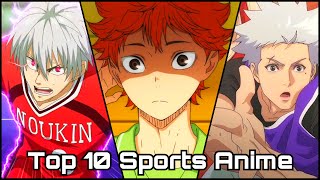 Top 10 Sports Anime you MUST WATCH HD [upl. by Einneb]