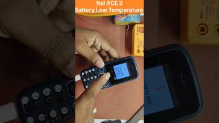 Itel Ace 2 battery temperature too low problem solution [upl. by Rednasyl47]