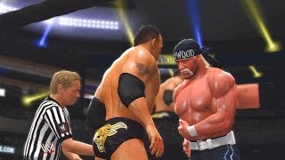 WWE 2K14 30 Years of WrestleMania  Ruthless Aggression Era  1 Rock vs Hogan [upl. by Helen]