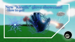 New quotKineticquot glove showcase  how to get  Slap Battles [upl. by Aikcir]