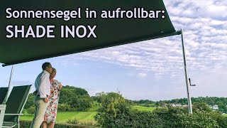 Sonnensegel in aufrollbar SHADE Inox online kaufen  Pina [upl. by Bottali907]