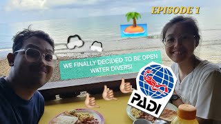 TIOMAN ISLAND Episode 1  Our PADI OWD journey begins with BampJ dive center [upl. by Fabiano]