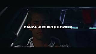 DANZA KUDURO SLOWED  OficialDonOmar amp LucenzoMusic [upl. by Telford]