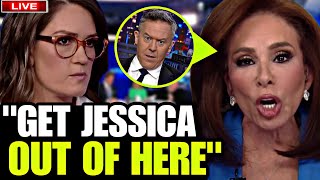 Fox News Host Jessica Tarlov LOSES IT After Getting WALKED OFF Set For ATTACKING Judge Jeanine [upl. by Ettevad545]