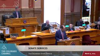 Colorado Senate 2024 Legislative Day 066 Part 1 [upl. by Sukcirdor]