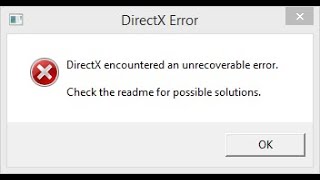 Resuelto DirectX encontró un error irrecuperable [upl. by Neel]