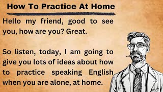 How To Practice At Home  Graded Reader  Improve Your English  Learn English Speaking Skills [upl. by Yrrag]