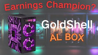 Goldshell AL BOX Efficient Silent Mining  60 Daily [upl. by Hugo188]