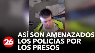 🚨 VIOLENCIA EN ECUADOR  Así son amenazados los policías por los presos [upl. by Henryk105]