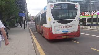 SUPERLOOP  ENX10  LJ12BYT On Route SL5 At East Croydon [upl. by Carla]