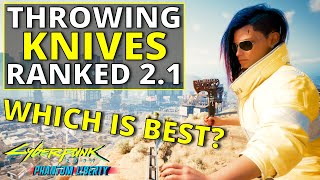 All Throwing Knives Ranked Worst to Best in Cyberpunk 2077 21 [upl. by Nabe]