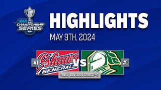 OHL Championship Highlights Oshawa Generals  London Knights  Game 1  May 9th 2024 [upl. by Madi]