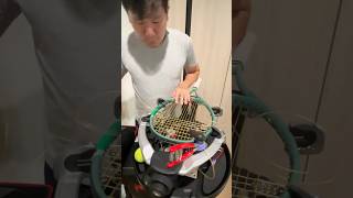 Tennis racket stringing ASMR [upl. by Isola]