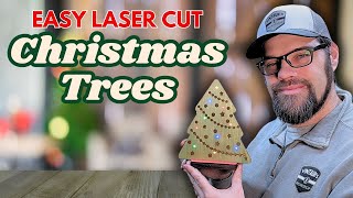 Laser Cut LED lit Christmas Trees [upl. by Melgar]