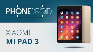 Test de la tablette Xiaomi Mi Pad 3 [upl. by Ellesij]