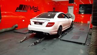 C63 AMG Secondary Cat and Res Delete [upl. by Yekram]