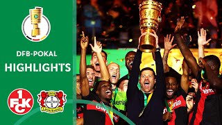 Leverkusen are DFBPokal Winners  1 FC Kaiserslautern vs Bayer 04 Leverkusen 01 DFBPokal Final [upl. by Intruoc36]