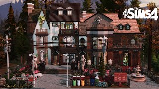 🧜‍♀️ Occult Apartments 🧙‍♂️4 Units Limited Packs Build  The Sims 4  Stop Motion No CC [upl. by Gorrian118]