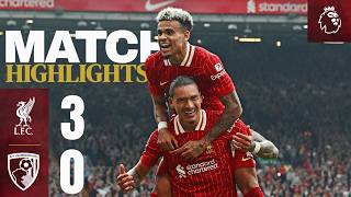 Brilliant Nunez Goal amp Another Diaz Double  Liverpool FC 30 Bournemouth  Highlights [upl. by Toiboid]