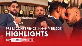 HEATED 😡Amir Khan vs Kell Brook  Press Conference Highlights [upl. by Groves377]