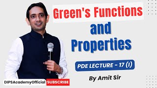 Greens Functions and Properties  PDE Lecture 17 I by Amit Sir  CSIR NET  IIT JAM Math [upl. by Hsreh121]