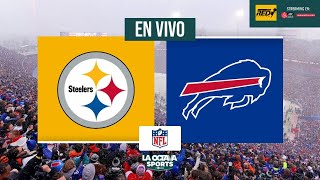 EN VIVO  STEELERS VS BILLS  PLAYOFFS NFL  LA OCTAVA SPORTS [upl. by Nafri610]