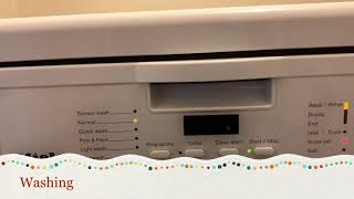 Miele G 1143 SC Dishwasher complete cycle [upl. by Atinev]