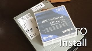 Installing an IBM 5755 Ultrium LTO 2 drive into an IntelliStation POWER 285  part 1 [upl. by Nollie]