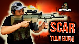 SCAR TG 11 de hidrogel  Review unboxing prueba Gel blasters [upl. by Ahsil]