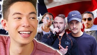 DES AMÉRICAINS DÉCOUVRENT DU RAP FRANÇAIS  PNL JUL NEKFEU [upl. by Anihsat]