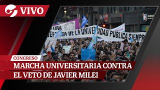 EN VIVO MARCHA UNIVERSITARIA EN DEFENSA DE LA EDUCACIÓN PÚBLICA EN ARGENTINA [upl. by Eart573]