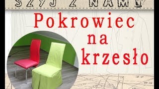 Pokrowiec na krzesło odc 1 Szycie krok po kroku dla początkujących [upl. by Lrig]